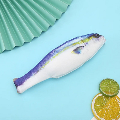 1PC Creative Fish Pencil Box Lielas ietilpības uzlabojumi Pildspalvu futrālis Skolai Dāvanu Jautra strūklaku pildspalvu soma Skolas piederumi