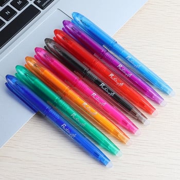 8 τεμ. Erasable Gel Pen or Refill Rod 0,5mm Washable Handle Magic Erasable Pen Refills for School Writing Toolery Kawaii Stationery