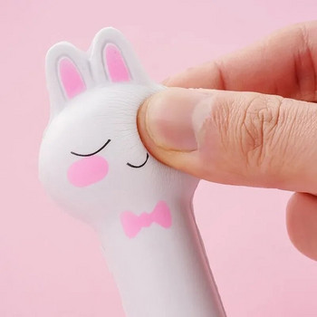 Στυλό για ανακούφιση από το άγχος Kawaii Rabbit Squishy Foam Signature στυλό Χαριτωμένα στυλό για σχολικά κορεατικά επιστολόχαρτα Είδη γραφείου