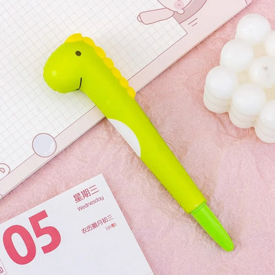 Stresa mazināšanas gēla pildspalvas Kawaii Rabbit Squishy Foam Signature Pildspalvas Jauki rullīšu pildspalvas skolas korejiešu kancelejas piederumiem biroja piederumi