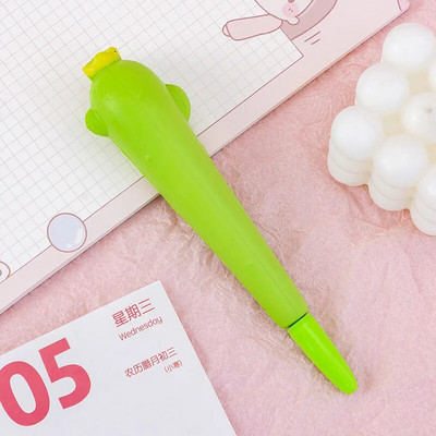 Stresa mazināšanas gēla pildspalvas Kawaii Rabbit Squishy Foam Signature Pildspalvas Jauki rullīšu pildspalvas skolas korejiešu kancelejas piederumiem biroja piederumi