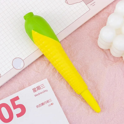 Stresa mazināšanas gēla pildspalvas Kawaii Rabbit Squishy Foam Signature Pildspalvas Jauki rullīšu pildspalvas skolas korejiešu kancelejas piederumiem biroja piederumi