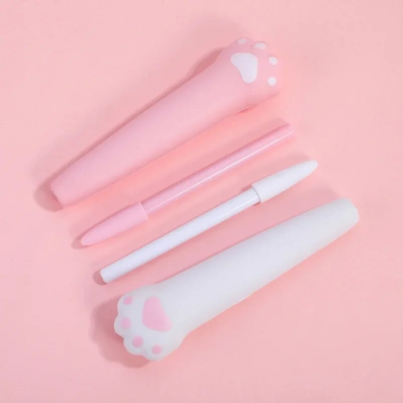 Stresa mazināšanas gēla pildspalvas Kawaii Rabbit Squishy Foam Signature Pildspalvas Jauki rullīšu pildspalvas skolas korejiešu kancelejas piederumiem biroja piederumi