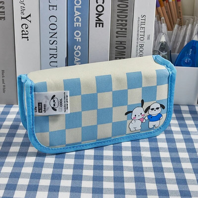 Penālis Kawaii Estuche Escolares Estojo šaha borta režģa futrāļi soma Trousse estētiskās kancelejas preces Estuches Fundas pencils