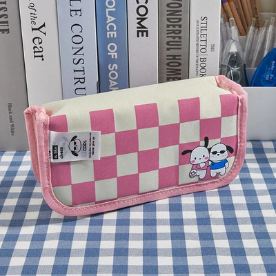 Penālis Kawaii Estuche Escolares Estojo šaha borta režģa futrāļi soma Trousse estētiskās kancelejas preces Estuches Fundas pencils