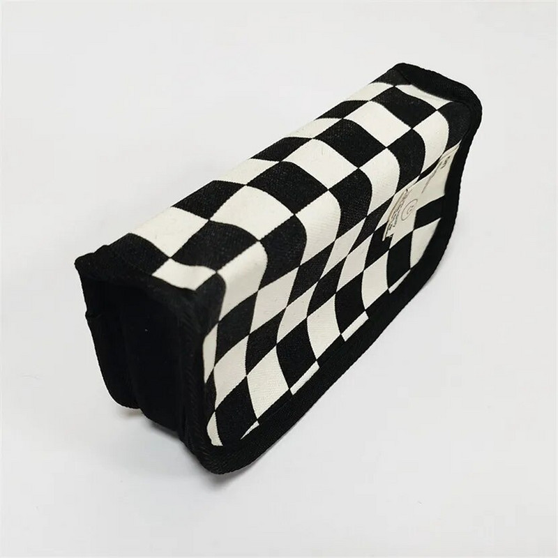 Penālis Kawaii Estuche Escolares Estojo šaha borta režģa futrāļi soma Trousse estētiskās kancelejas preces Estuches Fundas pencils
