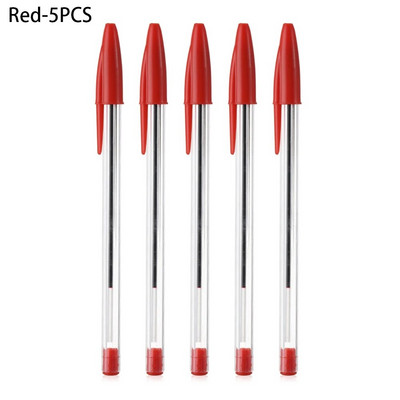 5/10 τμχ Μαύρο Κόκκινο Μπλε στυλό 1,0 χιλιοστών Στυλό Γραφής Φοιτητικό Στυλό Γραφής Σχολική Αξεσουάρ γραφείου