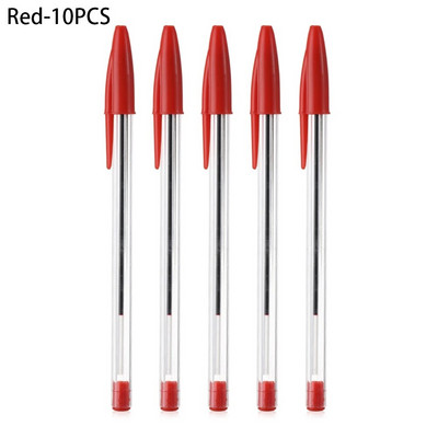 5/10 τμχ Μαύρο Κόκκινο Μπλε στυλό 1,0 χιλιοστών Στυλό Γραφής Φοιτητικό Στυλό Γραφής Σχολική Αξεσουάρ γραφείου