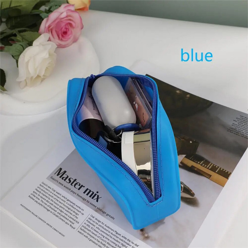 Μονόχρωμη θήκη για στυλό Αδιάβροχη μολυβοθήκη σιλικόνης Μεγάλης χωρητικότητας Κουτί γραφικής ύλης Πολύχρωμο μαλακό εκπαιδευτικό προμήθειες ανθεκτικό