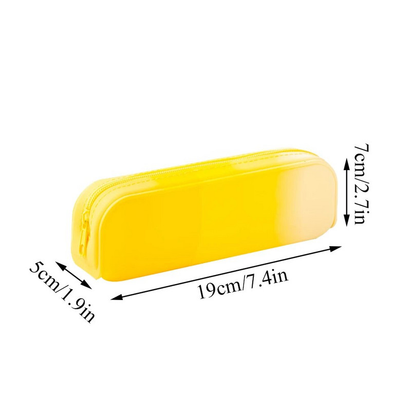 Silikona zīmuļu futrālis gradienta krāsu zīmuļu rakstāmpiederumi liela ietilpība ūdensizturīgs zīmuļu maisiņš Studentu kancelejas piederumu uzglabāšanas piederumi