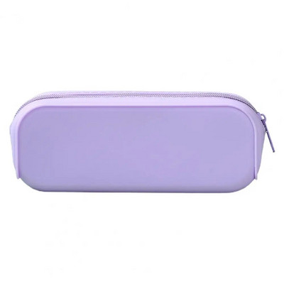 Lielas ietilpības ūdensnecaurlaidīgs silikona zīmuļu futrālis Sakārtojiet kancelejas piederumu aplauzuma skolas piederumus, izmantojot šo rāvējslēdzēja glabāšanas maisiņu