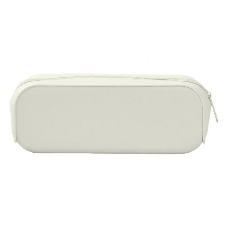 Lielas ietilpības ūdensnecaurlaidīgs silikona zīmuļu futrālis Sakārtojiet kancelejas piederumu aplauzuma skolas piederumus, izmantojot šo rāvējslēdzēja glabāšanas maisiņu