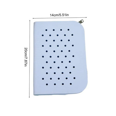 Τρύπες Μαλακή μολυβοθήκη σιλικόνης Σχολικό φερμουάρ στυλό μεγάλης χωρητικότητας χαρτικά τσάντα αποθήκευσης μακιγιάζ Organizer Παιδικό δώρο