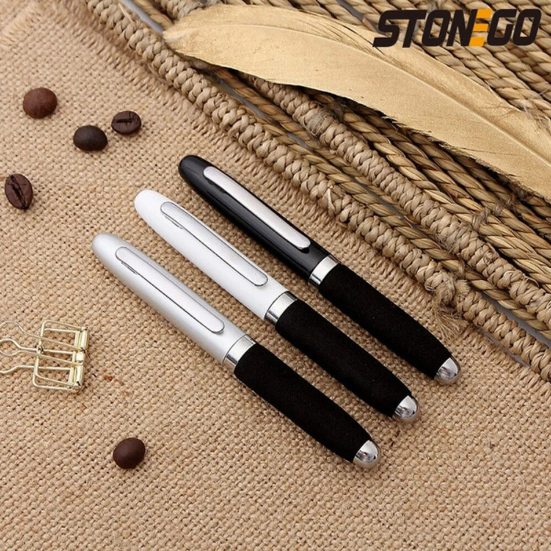 STONEGO Fashion Wallet Pliiats Lühike Kingitus Reisitaskupliiats Mini Tasku Lühike Klambriga Metallist RollerBall Pen reisitaskupliiats