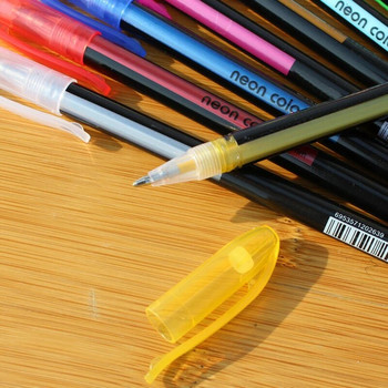 12 бр./компл. Гел химикалки Комплект бляскави гел химикалки Цветове Art DIY Ink Scrapbooking писалки за рисуване за училищен офис Оцветяване за възрастни