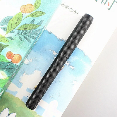 Augstas kvalitātes mazs, saliekts 0,6 mm uzgalis strūklaku pildspalva biznesam pieaugušajiem, bērniem, skola, pārnēsājama, melna tinte, dzimšanas dienas dāvanu rakstāmpiederumi