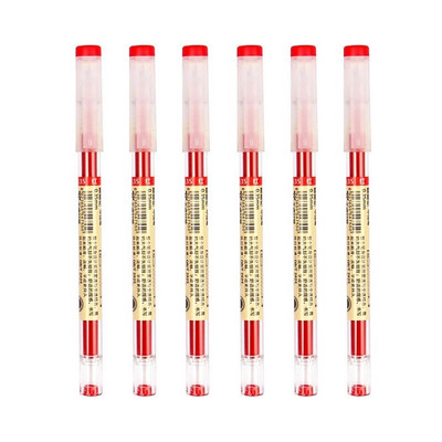 12gab/partija Japānas smalka punktveida pildspalva 0,35 mm melna zila sarkana tintes gēla pildspalva lodīšu pildspalva Skolas biroja studentu rakstīšanas kancelejas piederumi