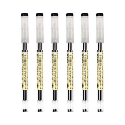 12gab/partija Japānas smalka punktveida pildspalva 0,35 mm melna zila sarkana tintes gēla pildspalva lodīšu pildspalva Skolas biroja studentu rakstīšanas kancelejas piederumi