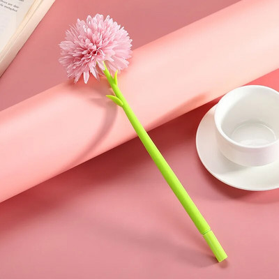 1 gabals Lytwtw`s cute ziedu gēla pildspalva biroja piederumi kancelejas piederumi Creative Sweet Pretty Lovely, mīksta pildspalva