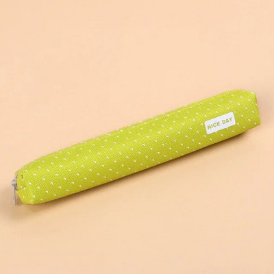 Audekls, ģeometrisks zīmuļu futrālis, skola, vienkāršs svītrains režģis vienkrāsains, piemīlīgs Kawaii zīmuļu maisiņš, maisiņš biroja skolēniem, bērnu piederumi