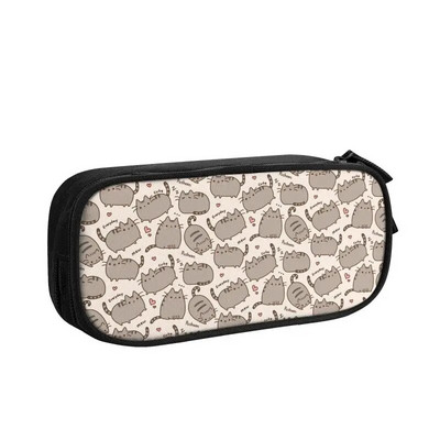 Προσαρμοσμένο χαριτωμένο γατάκι Catroon Cat Kawaii Μολυβοθήκη Αγόρια Gilrs Μεγάλης χωρητικότητας Τιγρέ Γάτες Μολυβοθήκη Μαθητικό Σχολείο