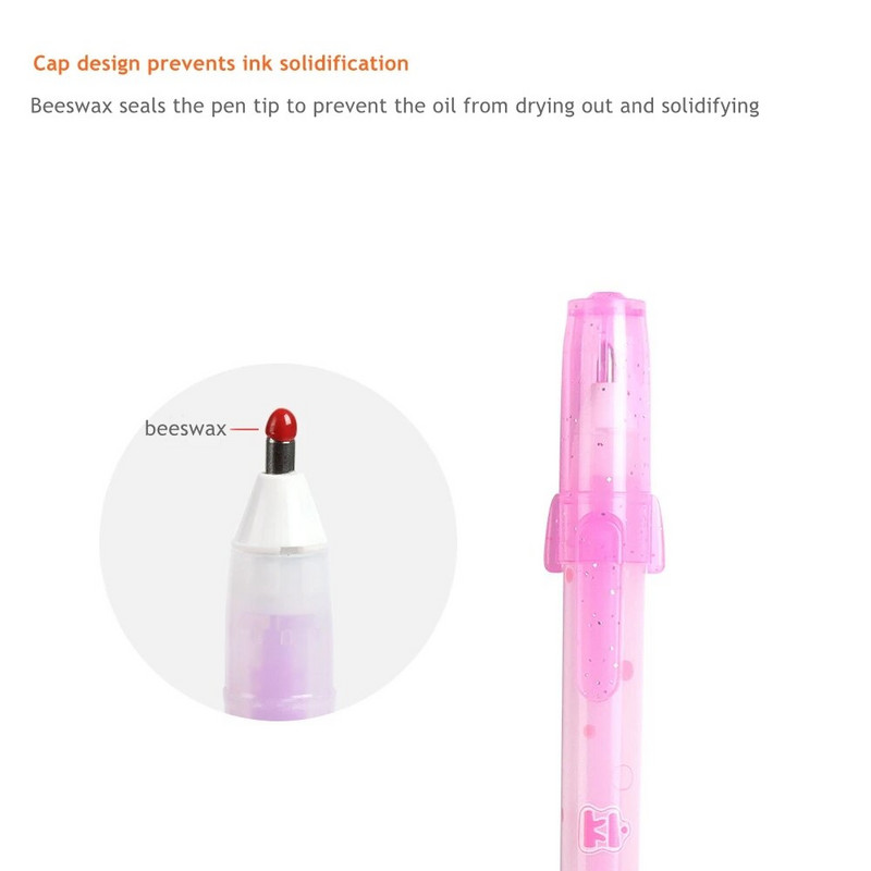 6Gb 3D glancēta želejveida tintes pildspalva Krāsaina Diy Fluorescent Graffiti Gel pildspalva Dāvana bērniem Skicēšanas marķieri Marķieri Rakstāmpiederumi