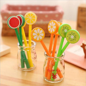 Ellen Brook 1 Piece Korean Stationery Cute Cartoon Fruit Stol Advertising Creative School Supplies Office Πένες Gel 4 χρώματα