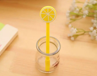 Ellen Brook 1 Piece Korean Stationery Cute Cartoon Fruit Stol Advertising Creative School Supplies Office Πένες Gel 4 χρώματα