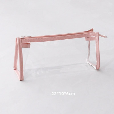 Examen Trusa transparentă pentru creion Birou Truse pentru elevi Rechizite școlare Cutie stilou Kawaii Estuche Escolar Astuccio Scuola