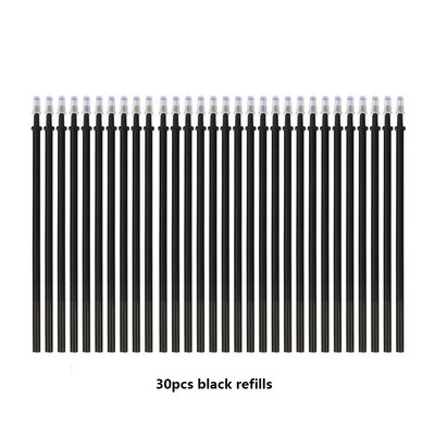 0,5 mm dzēšams gēla pildspalvu komplekts, melns, zils, sarkans, tintes uzpildīšanas stienis Kawaii pildspalvas, mazgājams rokturis Skolas biroja piederumi rakstāmpiederumi