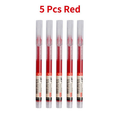 5/10 tk eksami signatuur pastapliiats 0,5 mm must sinine tindiga suure mahutavusega geelpliiatsid kooli kontoritarvete kirjutamiseks