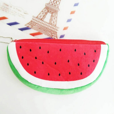 Fructe drăguțe, pepene verde, cactus, husă de creion de pluș, geantă cosmetică, cutie stilou pentru fete, cadou, husă de papetărie, rechizite de birou și școală