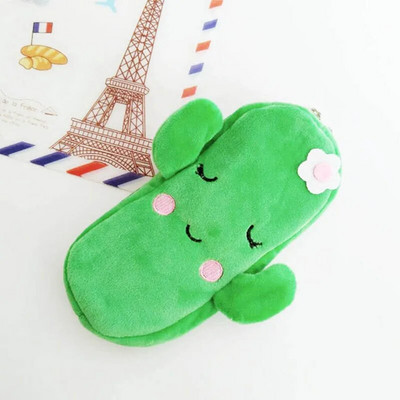 Fructe drăguțe, pepene verde, cactus, husă de creion de pluș, geantă cosmetică, cutie stilou pentru fete, cadou, husă de papetărie, rechizite de birou și școală