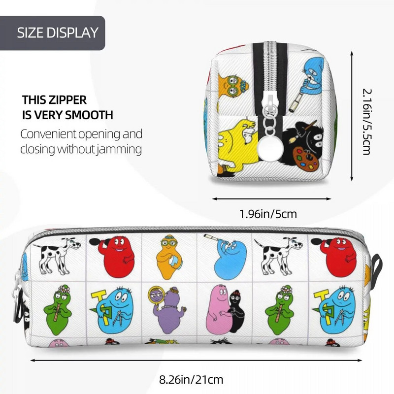 Les Barbapapa Penāļi Vecākiem Bērnam Animācijas Penāļi Pildspalvu turētājs meitenei Zēns Liela ietilpības soma Biroja dāvanas Kancelejas preces