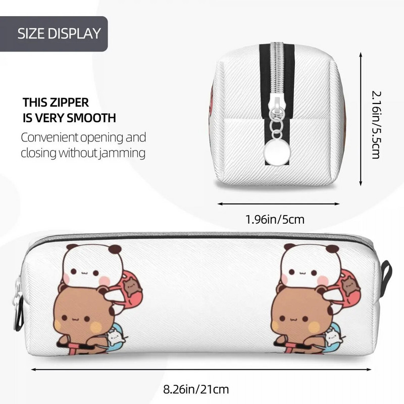 Panda Bear Bubu Dudu Pencils Cute Mochi Peach Cat Pen Bag Детски ученически пособия с голям капацитет Подарък Кутия за моливи