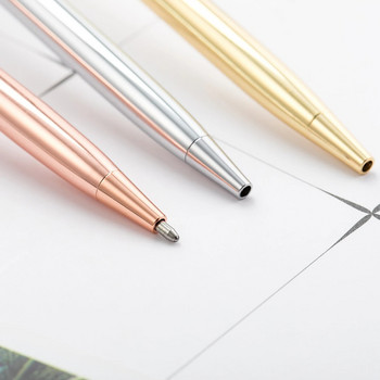 1Piece Lytwtw\'s Crystal Shiny Metal Crown Ballpoint Pen Интересна топка Химикалка Училищни канцеларски материали Училищни офис консумативи