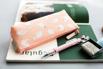 Χαρτικά Cute Cat Stereo Pencil Bag, Απλή και ανθεκτική μολυβοθήκη μεγάλης χωρητικότητας, Αποδοχή σχολικών γραφικών
