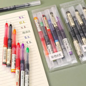 Στυλό Rollerball με υγρή μελάνη μεγάλης χωρητικότητας 0,5 mm Μαύρο Κόκκινο Μπλε Πράσινο Μωβ Γράψιμο Γραφείου Γραφείου Γρήγορου στεγνώματος