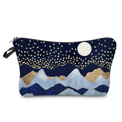 Eļļas glezna Kalnu meža apdruka Ikdienas organizators Aplauzums Soma Dāvanu Soma Penāļi Siltuma pārnese Sieviešu Kosmētikas Somas Rāvējslēdzējs