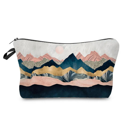 Eļļas glezna Kalnu meža apdruka Ikdienas organizators Aplauzums Soma Dāvanu Soma Penāļi Siltuma pārnese Sieviešu Kosmētikas Somas Rāvējslēdzējs