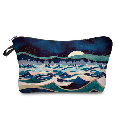 Eļļas glezna Kalnu meža apdruka Ikdienas organizators Aplauzums Soma Dāvanu Soma Penāļi Siltuma pārnese Sieviešu Kosmētikas Somas Rāvējslēdzējs