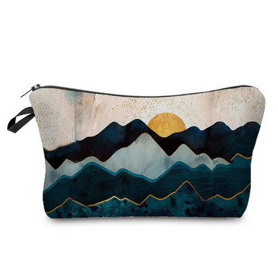 Eļļas glezna Kalnu meža apdruka Ikdienas organizators Aplauzums Soma Dāvanu Soma Penāļi Siltuma pārnese Sieviešu Kosmētikas Somas Rāvējslēdzējs