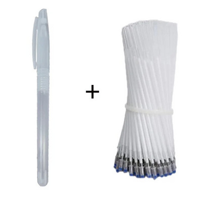 50+1tk õmbluse kaduva pliiatsi täidis valge/beež/sinine/must/punane kangavarras ristpistes, riidevabrik, kingavabrik