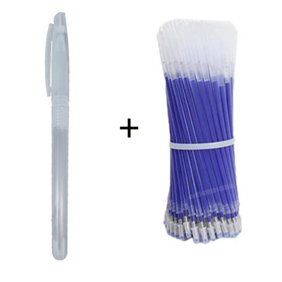 50+1tk õmbluse kaduva pliiatsi täidis valge/beež/sinine/must/punane kangavarras ristpistes, riidevabrik, kingavabrik