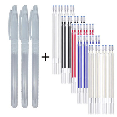 50+1tk õmbluse kaduva pliiatsi täidis valge/beež/sinine/must/punane kangavarras ristpistes, riidevabrik, kingavabrik