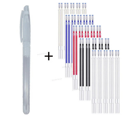 50+1tk õmbluse kaduva pliiatsi täidis valge/beež/sinine/must/punane kangavarras ristpistes, riidevabrik, kingavabrik
