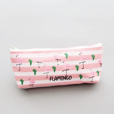 1 tk Kawaii pliiatsikarp Flamingo lõuend Kingitus Estuches kooli pliiatsikarp Pliiatsikast pliiatsikott Koolitarbed Kirjatarbed