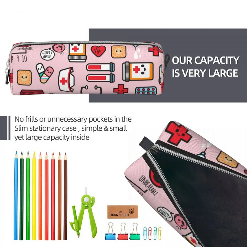 Enfermera En Apuros pliiatsikarbid Arst Õde Meditsiinilised pliiatsid Pliiatsid Lapsed Suured pliiatsikotid Koolitarbed Kirjatarbed