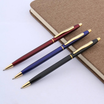 Πολυτελές Υψηλής Ποιότητας Μάρκα 0,7 Nib Metal Στυλό Κλασικού Σχεδιασμού Navy RED Στυλό με μαρκαδόρο Γραφικά είδη Γράψιμο