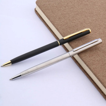 Луксозна висококачествена марка 0,7 писец, метална химикалка с класически дизайн, тъмночервена химикалка, канцеларски материали, канцеларски материали, писане